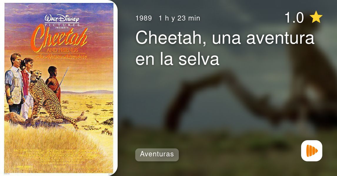 Cheetah Una Aventura En La Selva Playmax