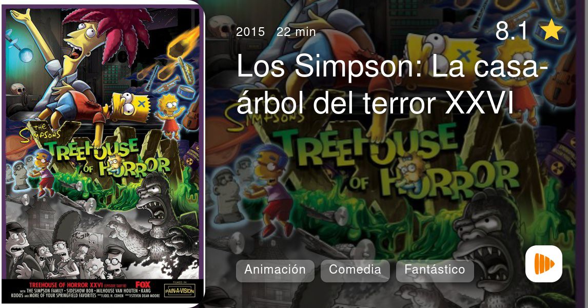 Los Simpson La Casa Rbol Del Terror Xxvi Playmax