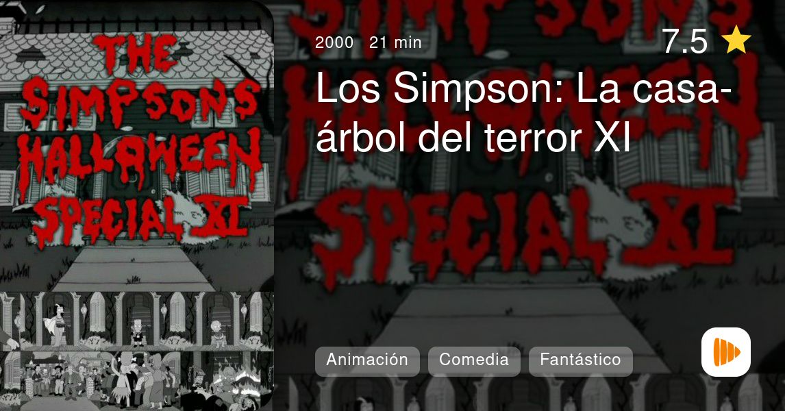 Los Simpson La casa árbol del terror XI PlayMax