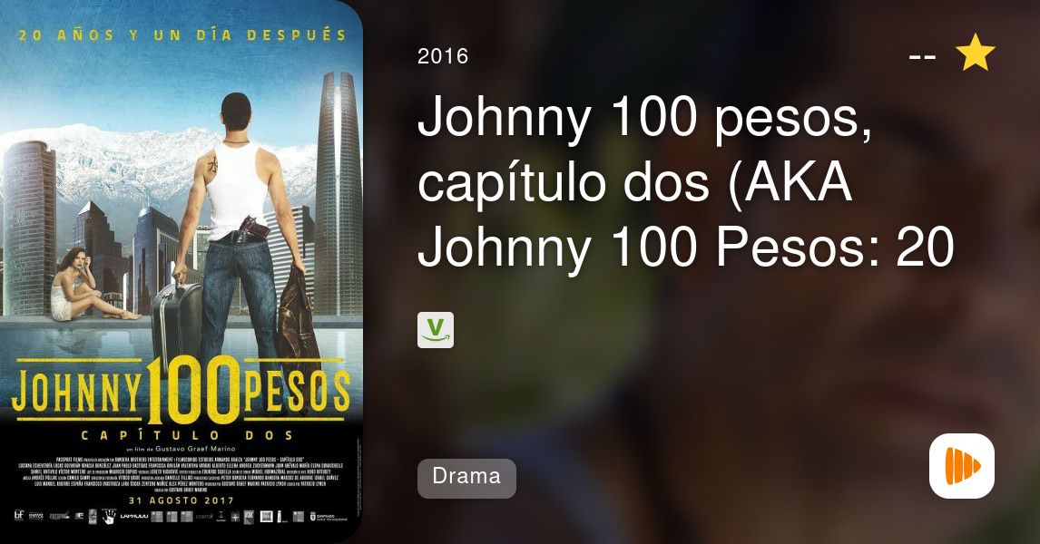 Johnny 100 pesos capítulo dos AKA Johnny 100 Pesos 20 años y 1 día