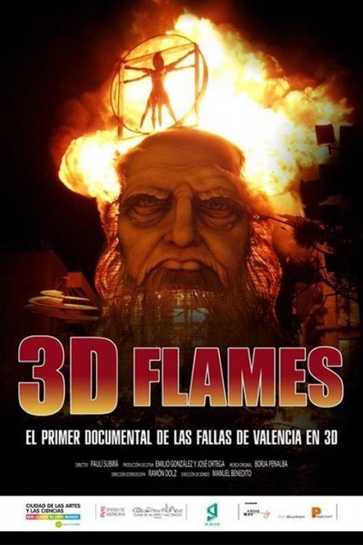 Cubierta de 3D Flames