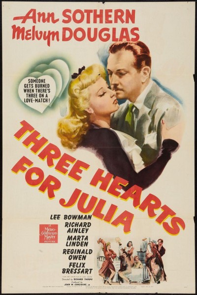 Caratula, cartel, poster o portada de Three Hearts for Julia
