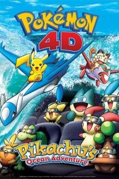 Cubierta de Pokemon 4D: Pikachu\'s Ocean Adventure