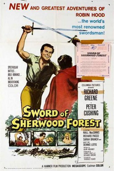 Caratula, cartel, poster o portada de La espada del bosque de Sherwood