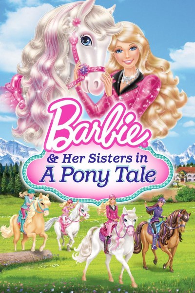 Caratula, cartel, poster o portada de Barbie y sus hermanas en Una aventura de caballos