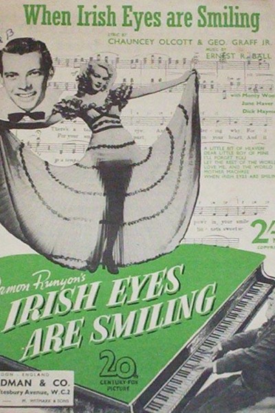 Caratula, cartel, poster o portada de Irish Eyes Are Smiling