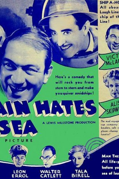 Caratula, cartel, poster o portada de El capitán odia el mar