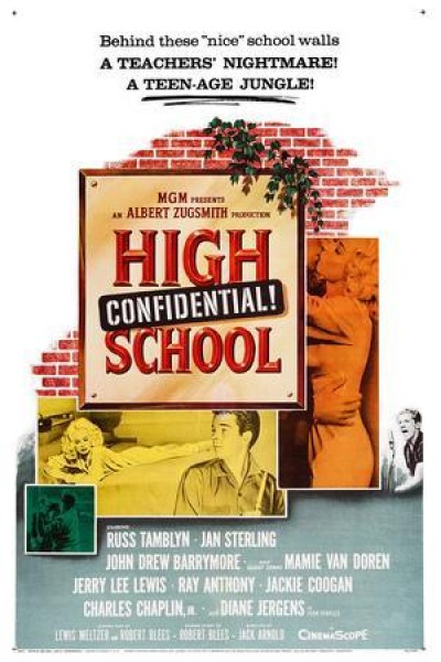 Caratula, cartel, poster o portada de High School Confidential!
