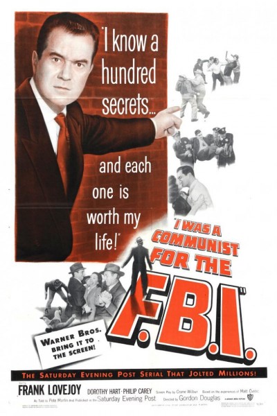 Caratula, cartel, poster o portada de I Was a Communist for the FBI