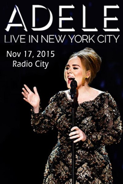 Caratula, cartel, poster o portada de Adele Live in New York City