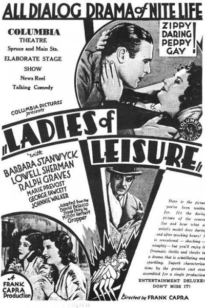 Caratula, cartel, poster o portada de Mujeres ligeras (Ladies of Leisure)