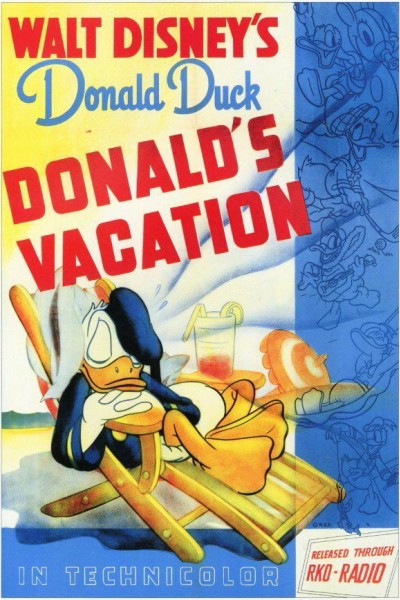 Caratula, cartel, poster o portada de El pato Donald: Vacaciones de Donald