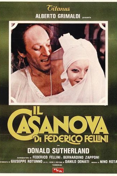 Caratula, cartel, poster o portada de Il Casanova di Federico Fellini