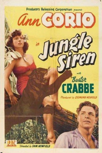 Caratula, cartel, poster o portada de La sirena de la jungla