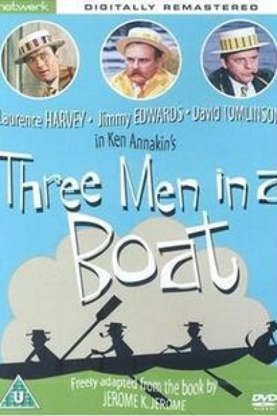 Cubierta de Tres hombres en una barca