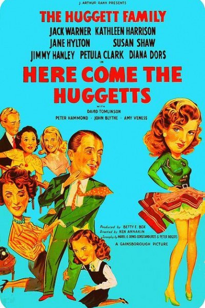 Caratula, cartel, poster o portada de Here Come the Huggetts