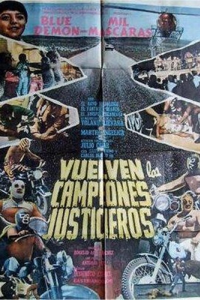 Caratula, cartel, poster o portada de Vuelven los campeones justicieros