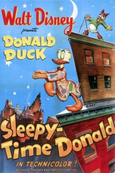 Caratula, cartel, poster o portada de Donald se va a dormir