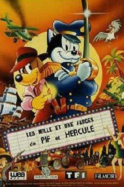 Caratula, cartel, poster o portada de Les mille et une farces de Pif et Hercule (AKA The 1001 Gags of Spiff and Hercules)