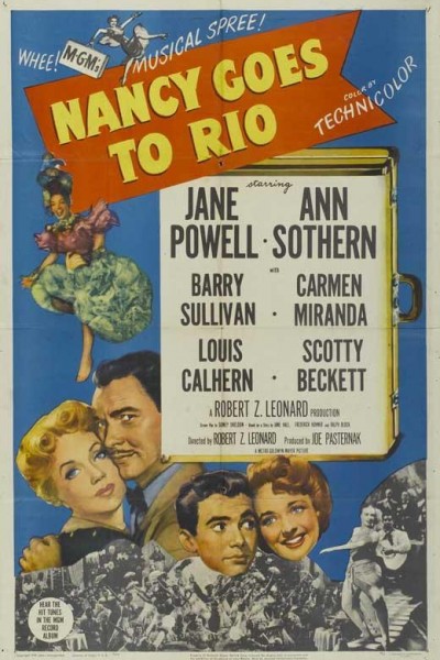 Caratula, cartel, poster o portada de Nancy Goes to Rio