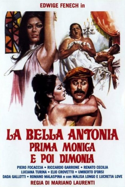 Caratula, cartel, poster o portada de La bella Antonia primero monja, después demonio