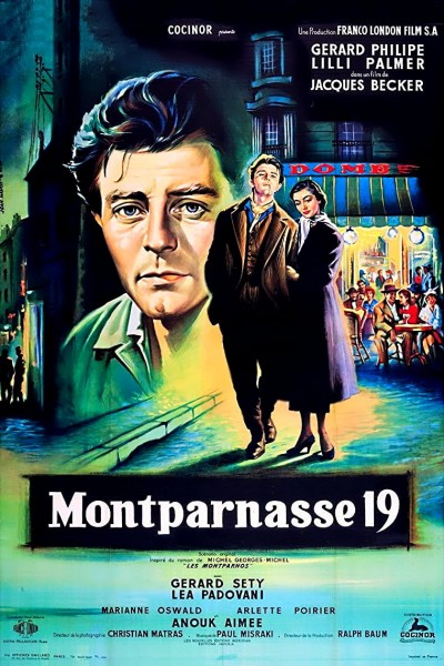 Caratula, cartel, poster o portada de Los amantes de Montparnasse