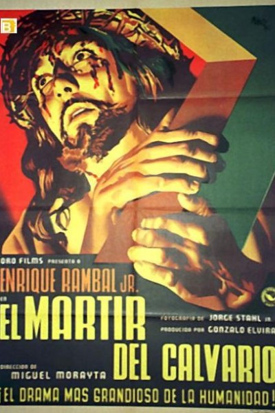 Caratula, cartel, poster o portada de El mártir del Calvario
