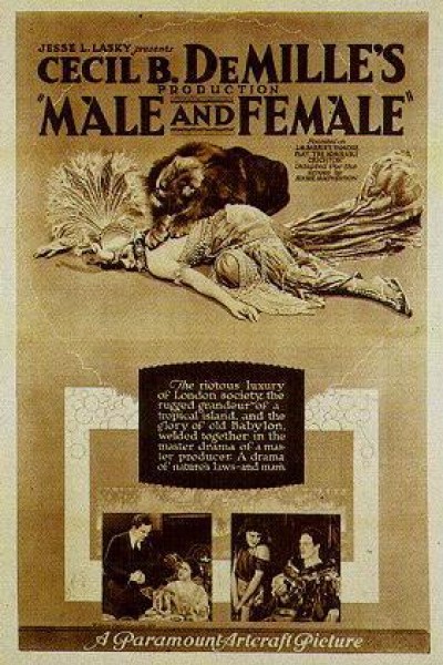 Caratula, cartel, poster o portada de Macho y hembra (Male and Female)