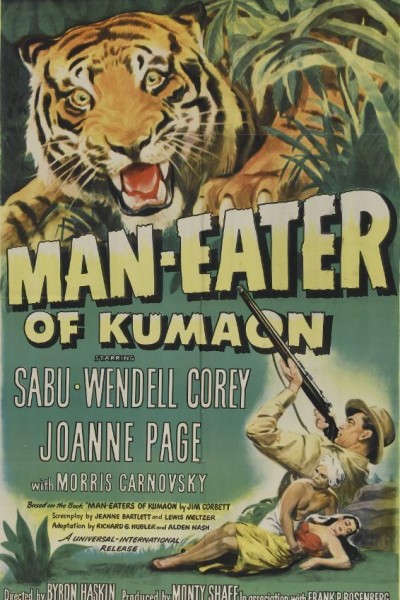 Caratula, cartel, poster o portada de El tigre de Kumaon