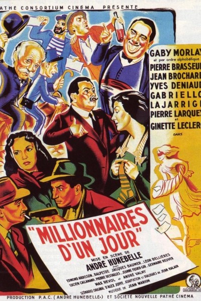 Caratula, cartel, poster o portada de Millonarios por un día