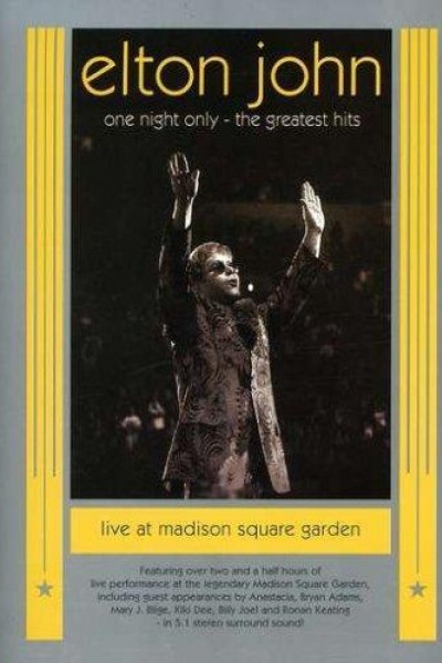 Cubierta de Elton John: One Night Only - Greatest Hits Live