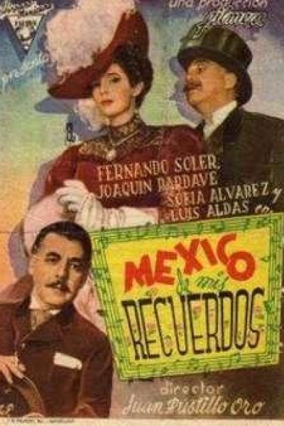 Caratula, cartel, poster o portada de México de mis recuerdos