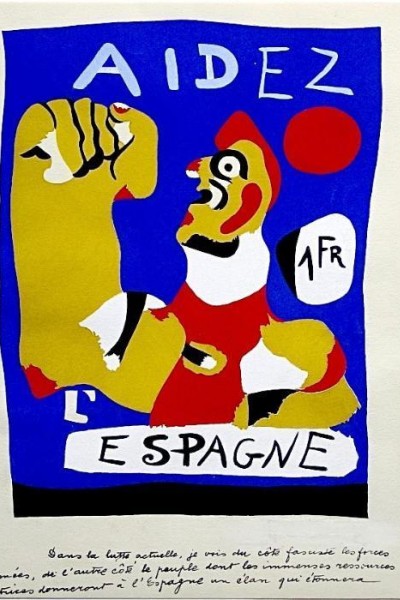 Cubierta de Aidez l\'Espagne-Miró 1937