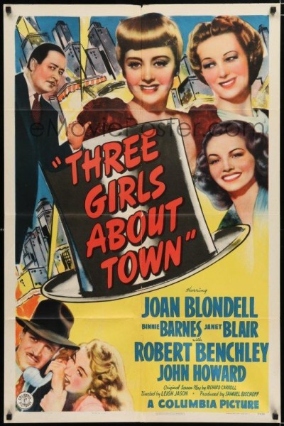 Caratula, cartel, poster o portada de Three Girls About Town