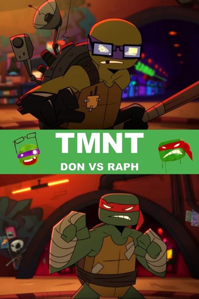 Caratula, cartel, poster o portada de Teenage Mutant Ninja Turtles: Don vs. Raph