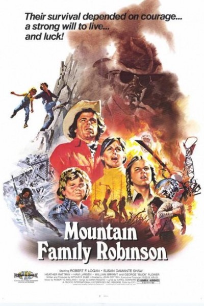 Caratula, cartel, poster o portada de La familia Robinson de las montañas