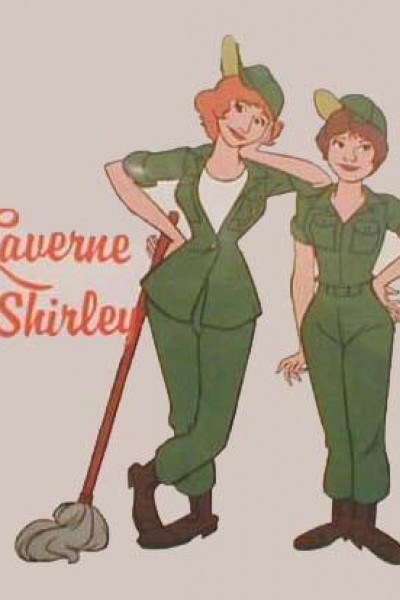 Cubierta de Laverne y Shirley en el ejército