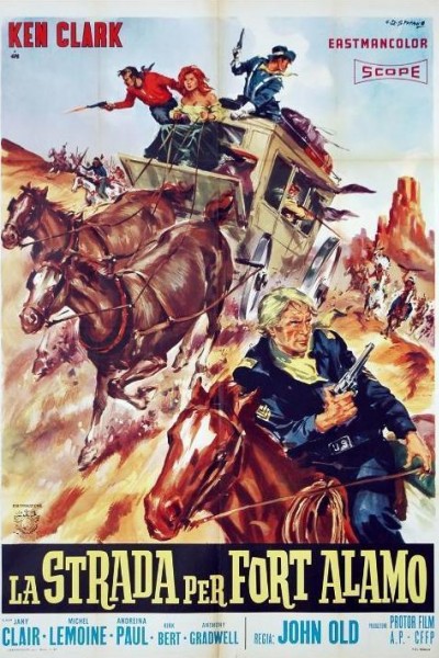 Caratula, cartel, poster o portada de Camino de Fuerte Alamo