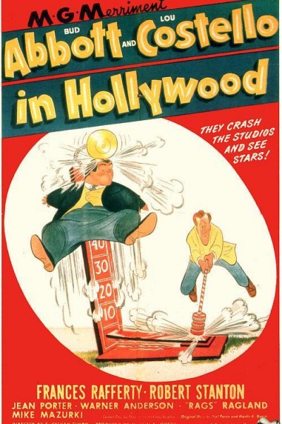 Caratula, cartel, poster o portada de Abbott y Costello en Hollywood