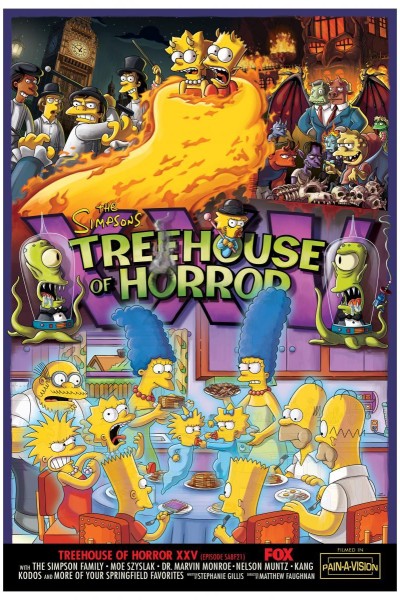 Cubierta de Los Simpson: La casa-árbol del terror XXV