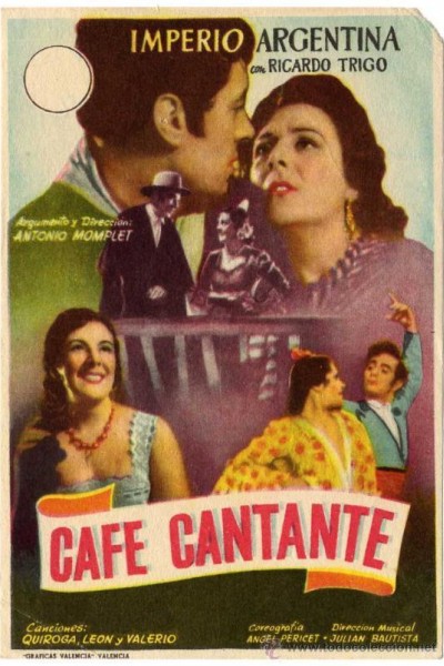 Cubierta de Café cantante