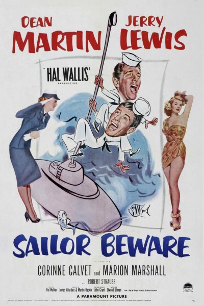 Caratula, cartel, poster o portada de ¡Vaya par de marinos!