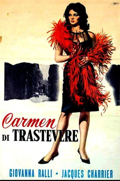 Caratula, cartel, poster o portada de Carmen di Trastevere