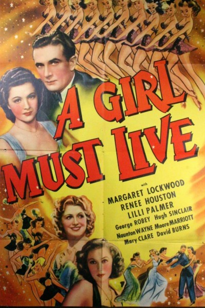 Caratula, cartel, poster o portada de A Girl Must Live