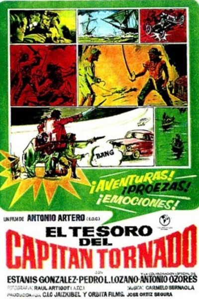 Caratula, cartel, poster o portada de El tesoro del capitán Tornado