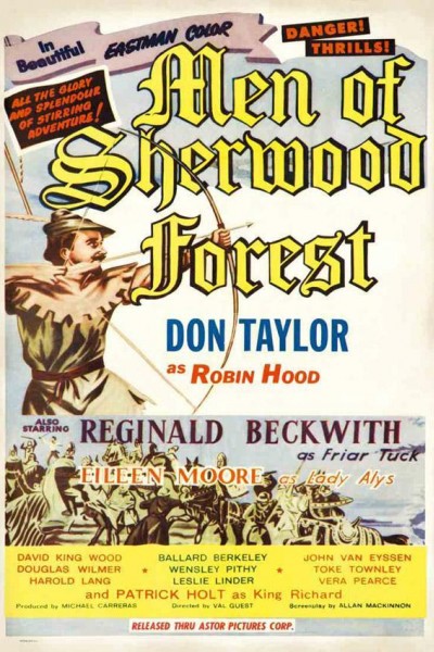 Caratula, cartel, poster o portada de Los hombres del bosque de Sherwood