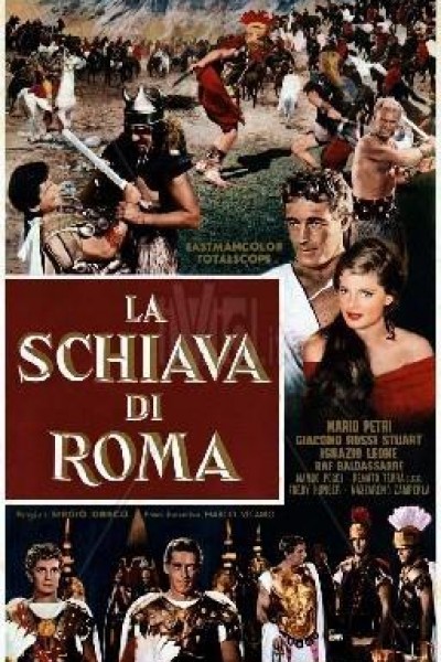 Caratula, cartel, poster o portada de La esclava de Roma