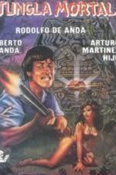 Caratula, cartel, poster o portada de Abriendo fuego (AKA En busca del astronauta maya) (AKA Jungla mortal)