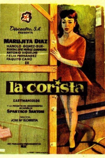 Caratula, cartel, poster o portada de La corista