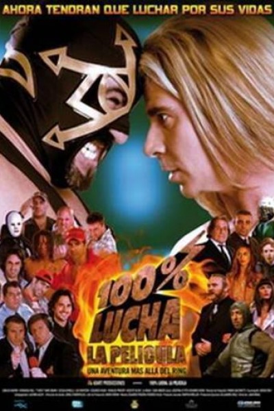 Caratula, cartel, poster o portada de 100% lucha, la película